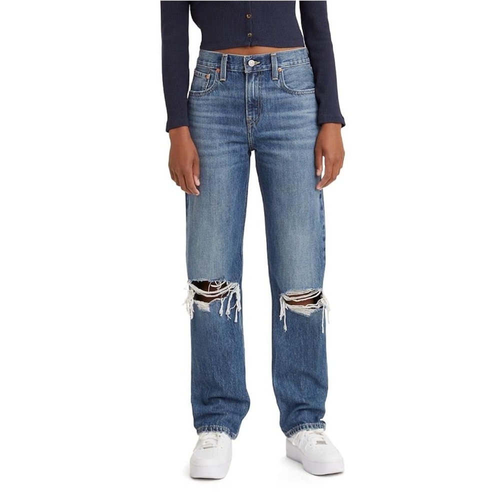 Levi’s Low Pro Distressed Jeans